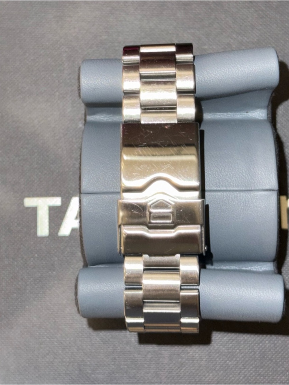 Tag Heuer Silver Stainless Steel Chronograph with Black Dial - Picture 6 of 6